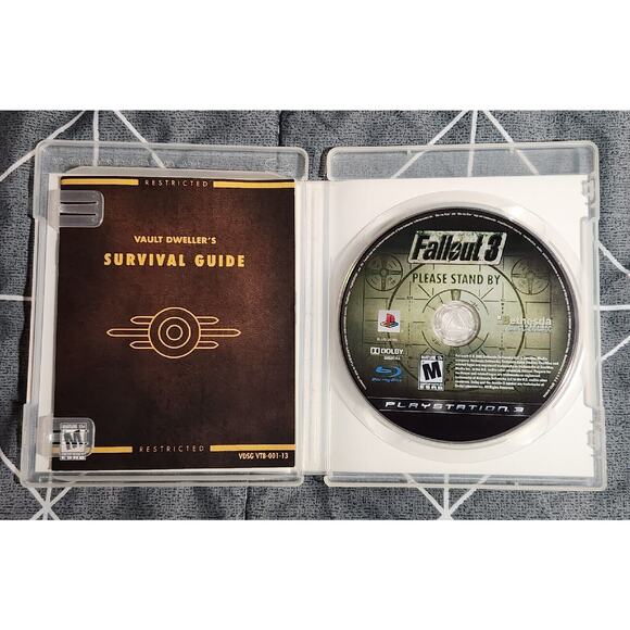 PS3 Fallout 3 CIB (Sony Playstation 3, 2008) Pre-owned - Picture 3 of 4